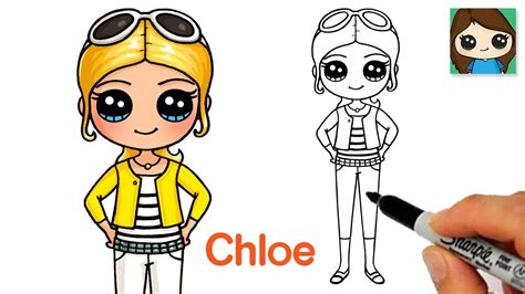 how to draw chloe kim